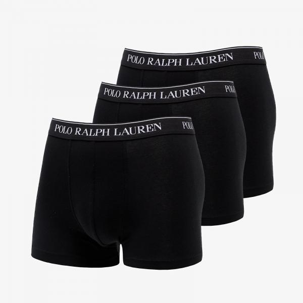 Boxerky Ralph Lauren Stretch Cotton Boxer 3-Pack Black XL