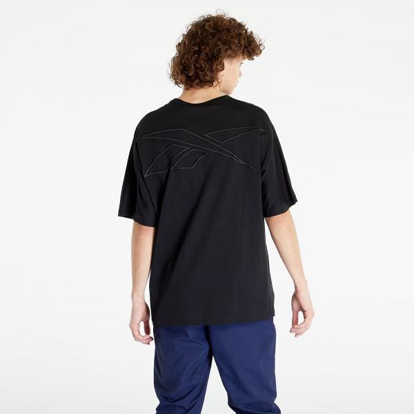Reebok Basketball Heavyweight Short Sleeve Pocket Tee Black