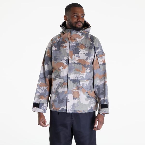 Podzimní bunda Carhartt WIP Prospector Jacket Trail Print/ Woodland/ Black