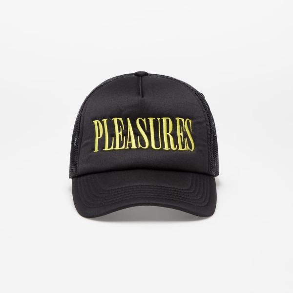 Kšiltovka PLEASURES Lithium Trucker Yellow