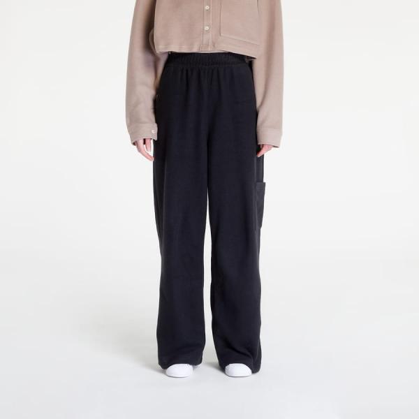 Dámské kalhoty Reebok Classics Reverse Fleece Wide Leg Pants Black