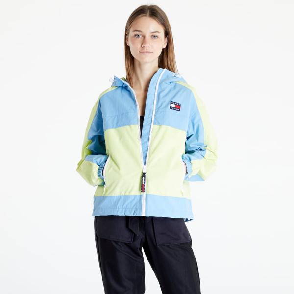 Větrovka TOMMY JEANS Chicago Colorblock Windbreaker Skysail/ Multi M