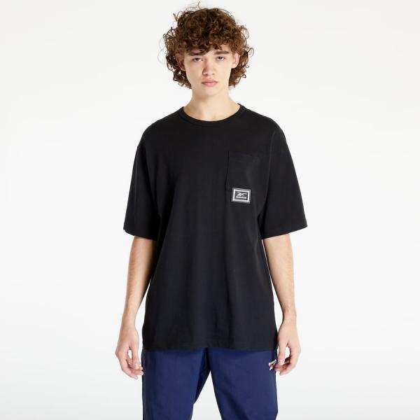 Reebok Basketball Heavyweight Short Sleeve Pocket Tee Black