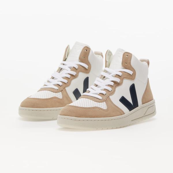 Veja V-15 Chromefree Leather Extra-White/ Nautico/ Sahara
