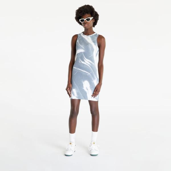 Šaty CALVIN KLEIN JEANS Motion Blur Aop Rib Dress Grey
