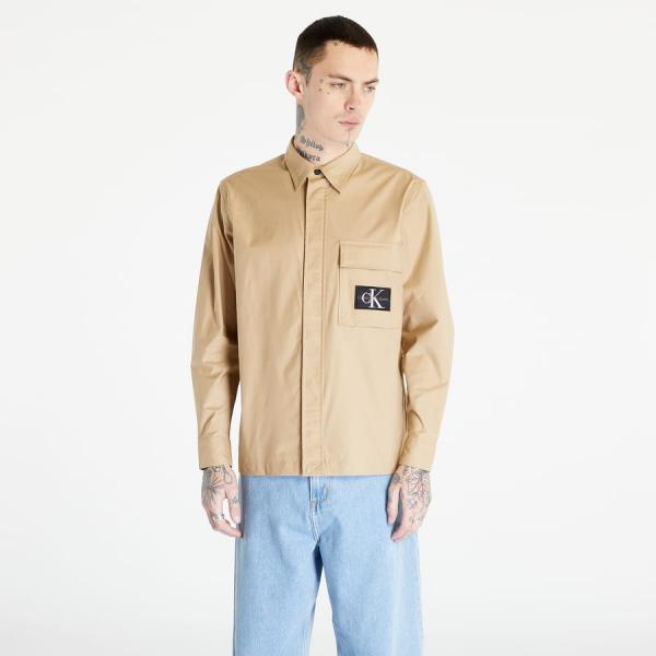 CALVIN KLEIN JEANS Ripstop Shirt Beige