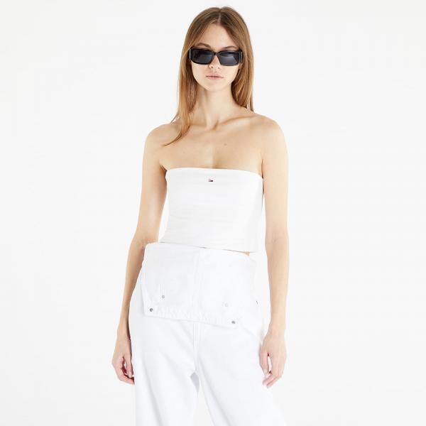 Tommy Jeans Essential Tube Top White