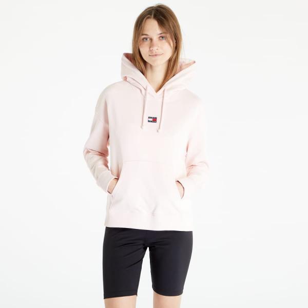 Tommy Jeans Badge Hoodie Faint Pink