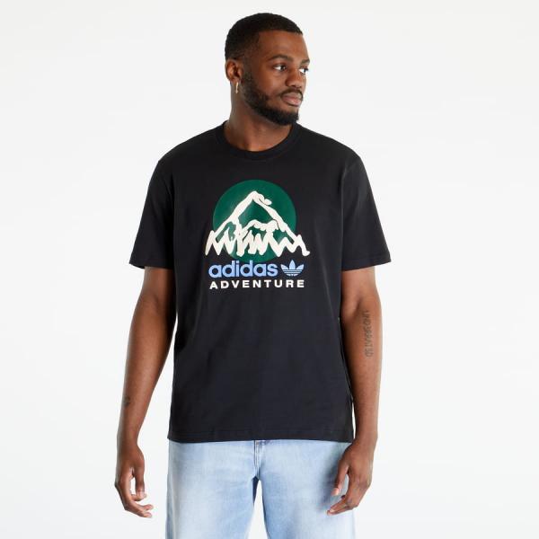 Pánské tričko adidas Originals Adventure Mountain Front T-shirt Black