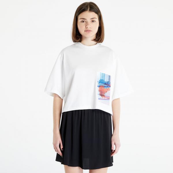 Calvin Klein Jeans Motion Floral Aw S/S T-Shirt White