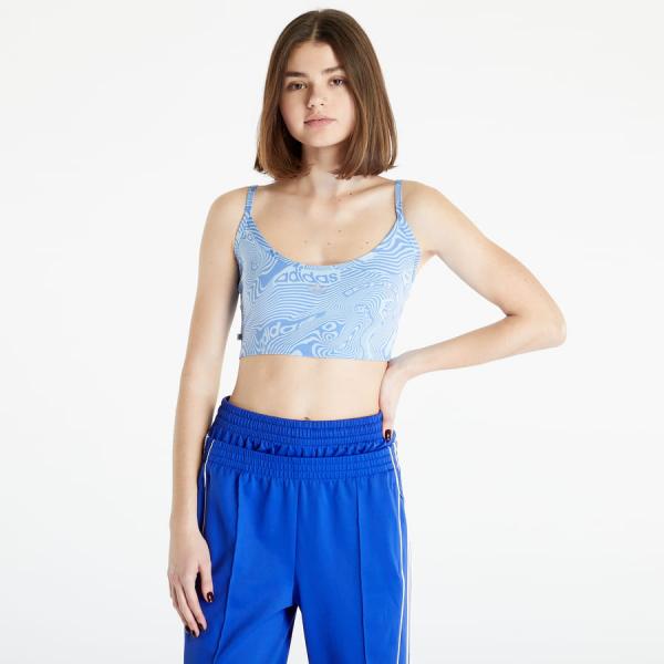 Podprsenka adidas Originals Aop Bra Top Clear Sky/ Blufus S