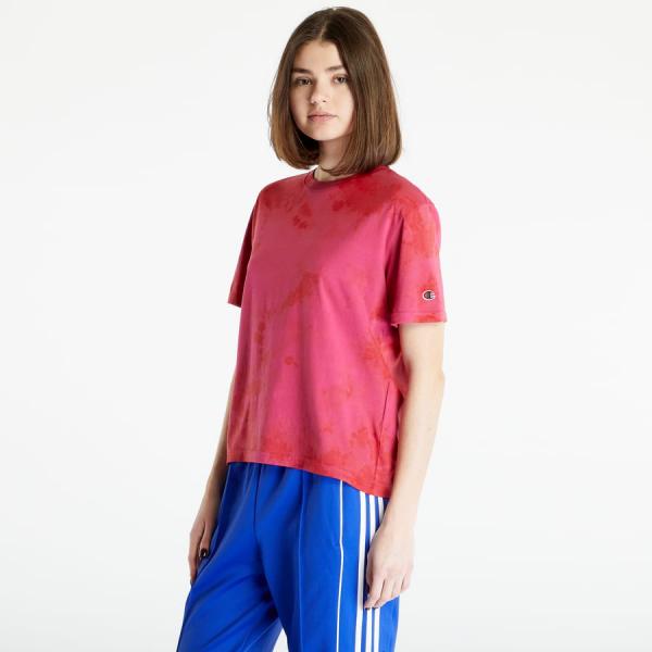Tričko Champion Crewneck T-Shirt Pink/ Red M