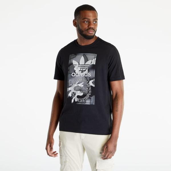 Tričko s krátkým rukávem adidas Originals Camo Tong Short Sleeve Tee Black
