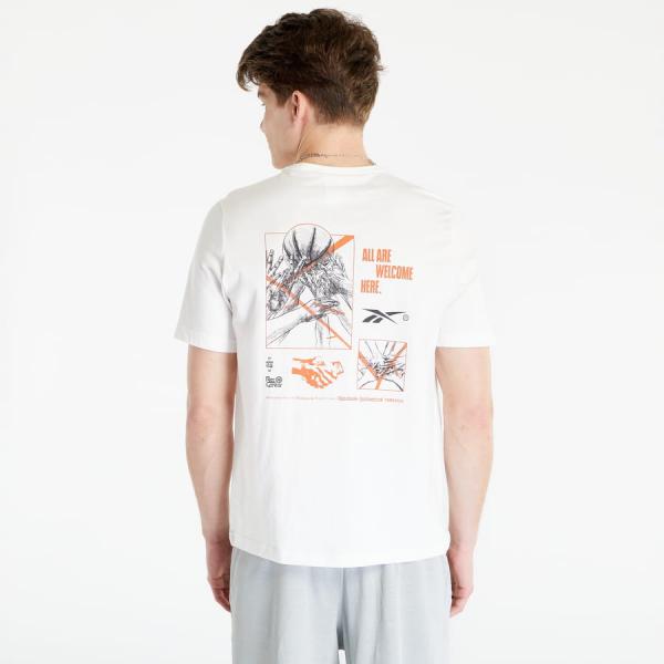 Reebok Basketball Ct Ss Tee Chalk