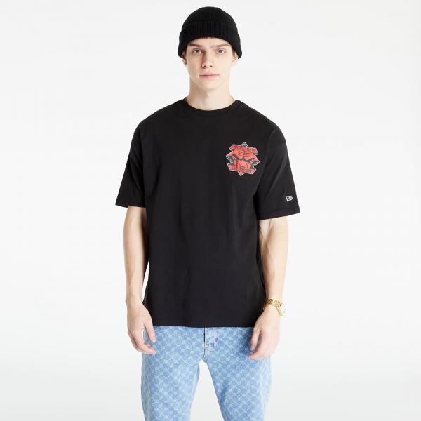 Tričko New Era Chicago Bulls NBA Championship Oversized T-Shirt Black S