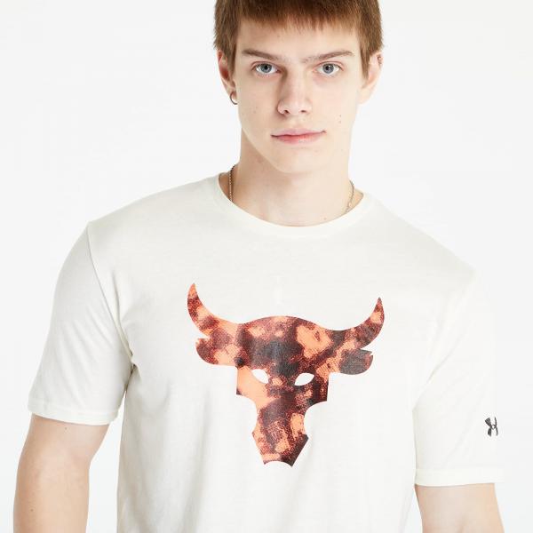 Tričko Under Armour Project Rock Brahma Bull Short Sleeve Tee Ivory/ Black S