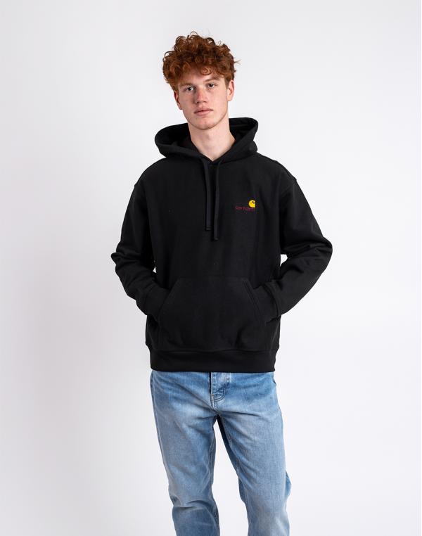 Carhartt WIP Hooded American Script Sweat Dark Cedar S