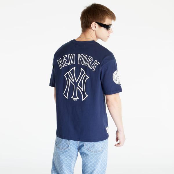 Tričko s krátkým rukávem New Era New York Yankees MLB Heritage Oversized T-Shirt Dark Blue