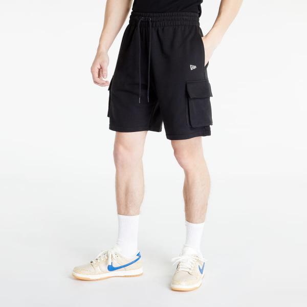 Teplákové kraťasy New Era Essentials Cargo Shorts Black