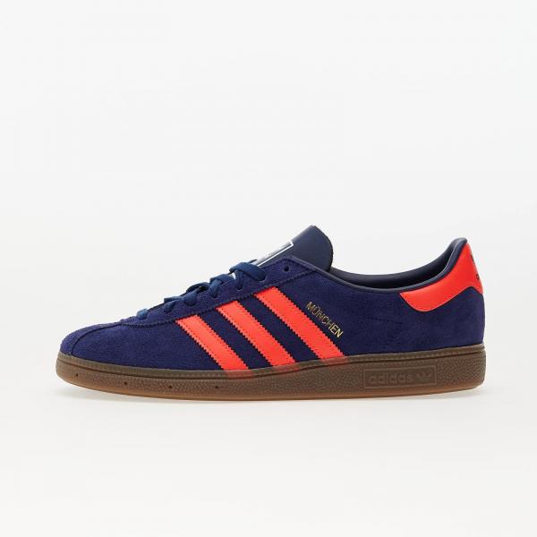 adidas Munchen Dark Blue/ Solid Red/ Gum5
