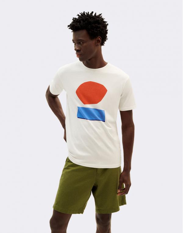 Tričko Thinking MU Atardecer T-Shirt SNOW WHITE