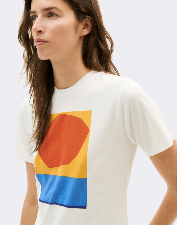 Tričko Thinking MU Atardecer T-Shirt SNOW WHITE