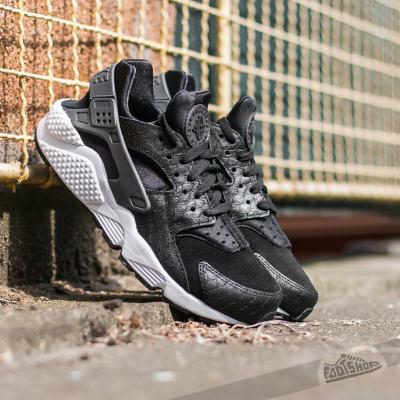 Nike Air Huarache Run Premium Black/ Dark Grey-White