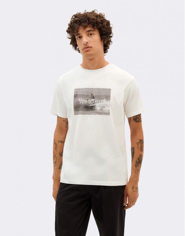 Tričko Thinking MU Surf T-Shirt SNOW WHITE