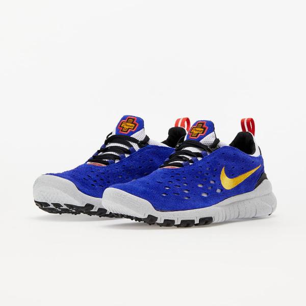 Nike Free Run Trail Concord/ Taxi-Habanero Red-White