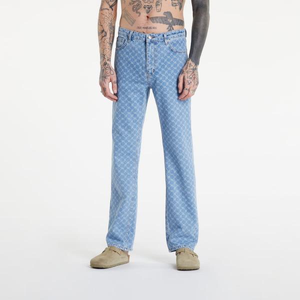 Jeans Daily Paper Munir Pants modré