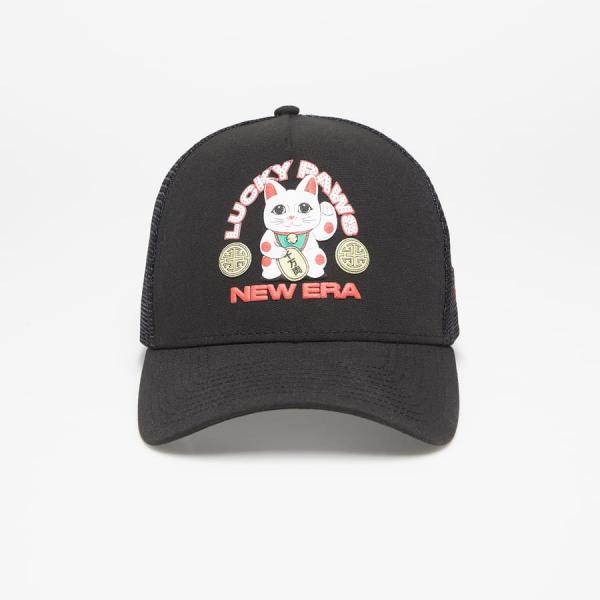 Kšiltovka New Era Lucky Paws Repreve A-Frame Trucker Black/ Scarlet