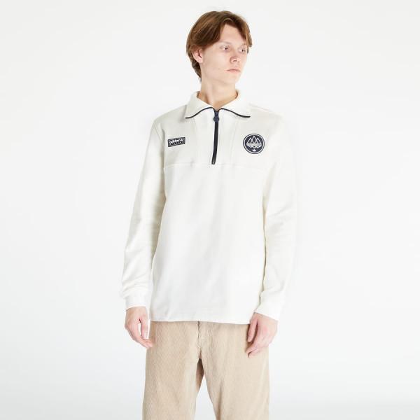 Mikina adidas Originals Spezial Bellshill Half-Zip Fleece Hoodie Off White