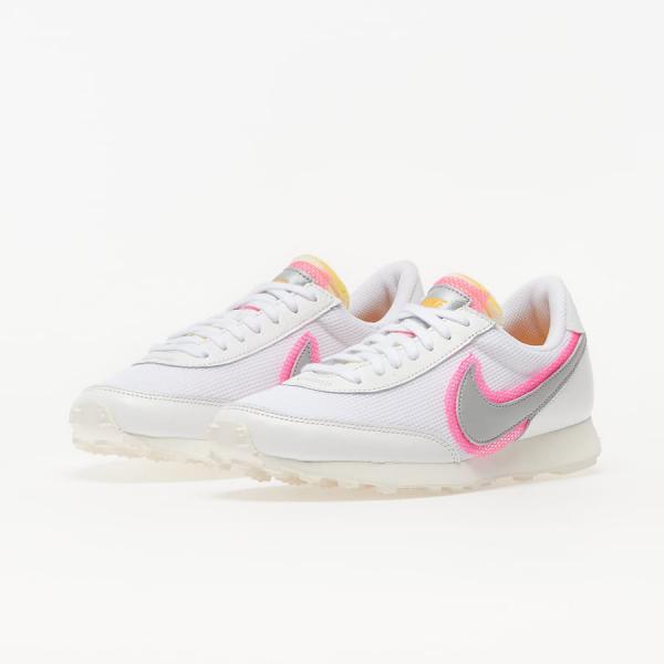 Nike Daybreak White/ Metallic Silver-Hyper Pink