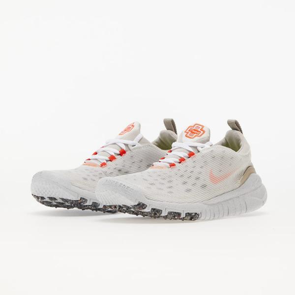 Nike Free Run Trail Crater White/ Orange-Cream Ii-Cave Stone