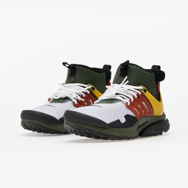 Nike Air Presto Mid Utility Carbon Green/ Black-Ghost-Pollen
