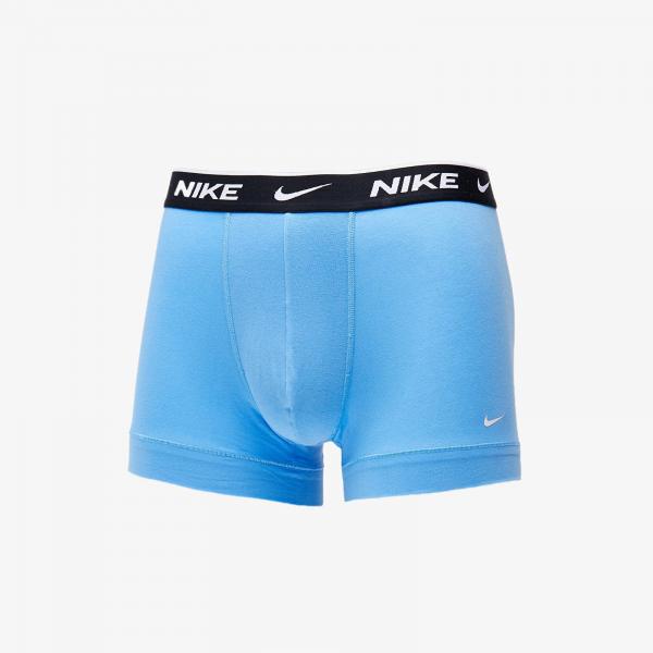 Boxerky Nike Dri-FIT Trunk 3-Pack Swoosh Print/ Grey/ University Blue L