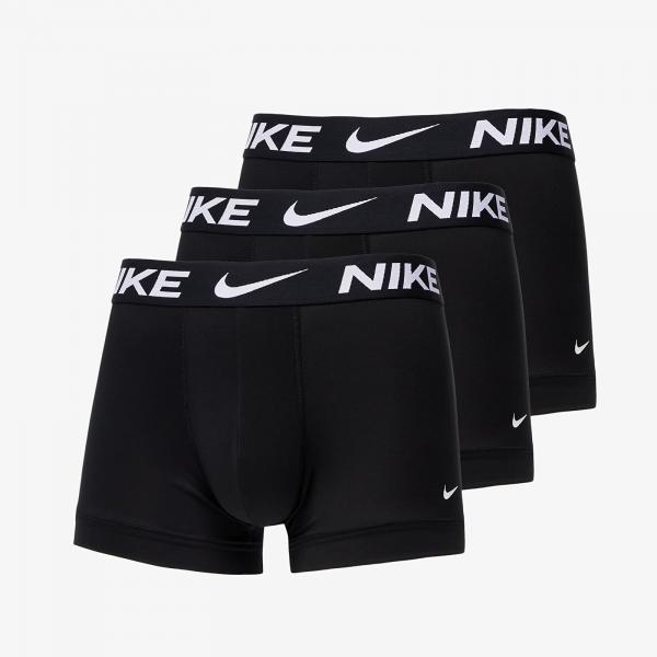 Boxerky Nike Dri-FIT Trunk Essential Micro 3-Pack Black S