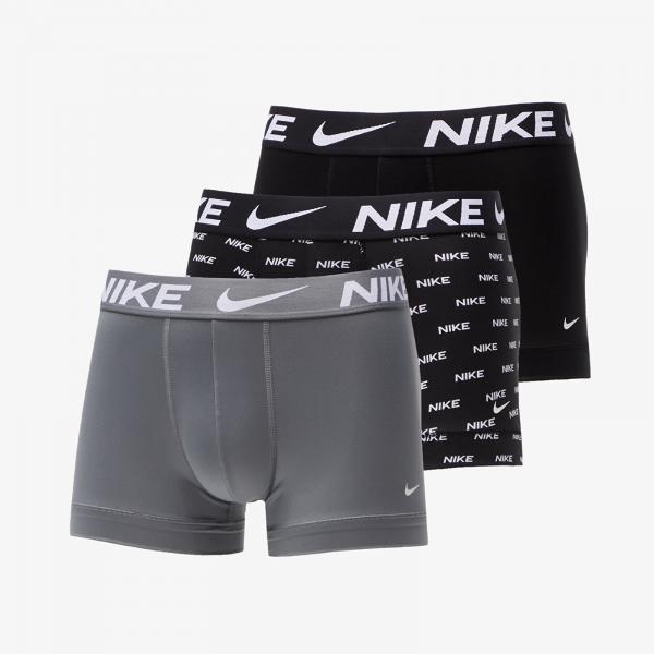 Boxerky Nike Dri-FIT Trunk 3-Pack Black L