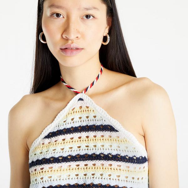 Top Tommy Jeans Summer Crochet Top Lemon Zest/ Multi L