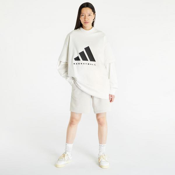 adidas Basketball Tee UNISEX Cloud White