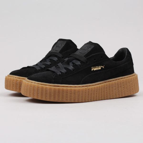 Puma Suede Creepers black - black - oatmeal