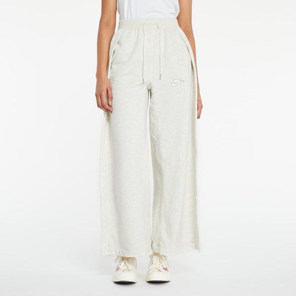 Tepláky Nike Sportswear W Pant Earth Day Mid-Rise Oatmeal Oatmeal Heather/ Light Bone/ White