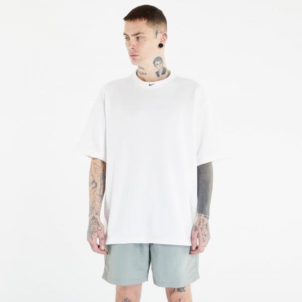 Nike Sportswear Circa Men's French Terry Short Sleeve Tee White/ Black