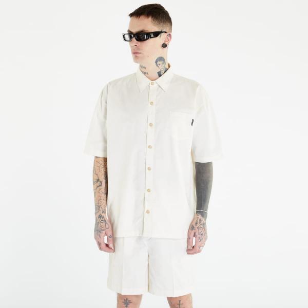 Košile Daily Paper Piam Short Sleeve Shirt Egret White S