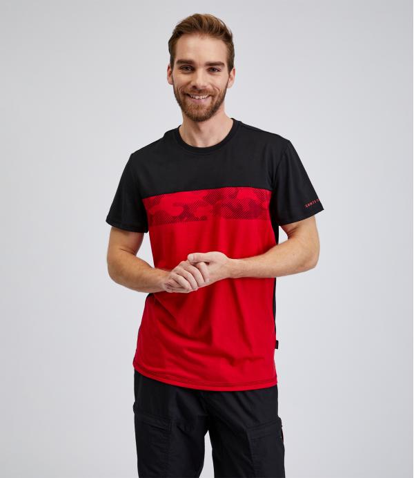 SAM 73 Pánské triko CETUS Červená