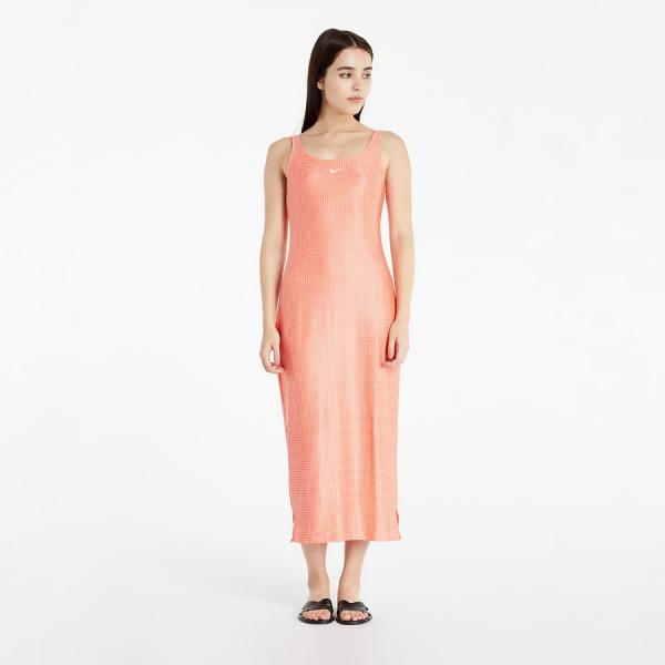 Šaty Nike Sportswear Icon Clash Women's Dress Crimson Bliss/ White