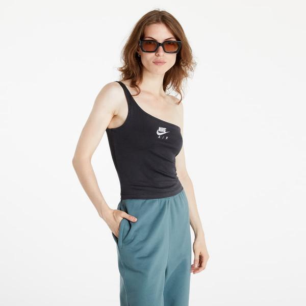 Dámský top Nike Air Women's Asymmetrical Tank Dk Smoke Grey/ Black/ White