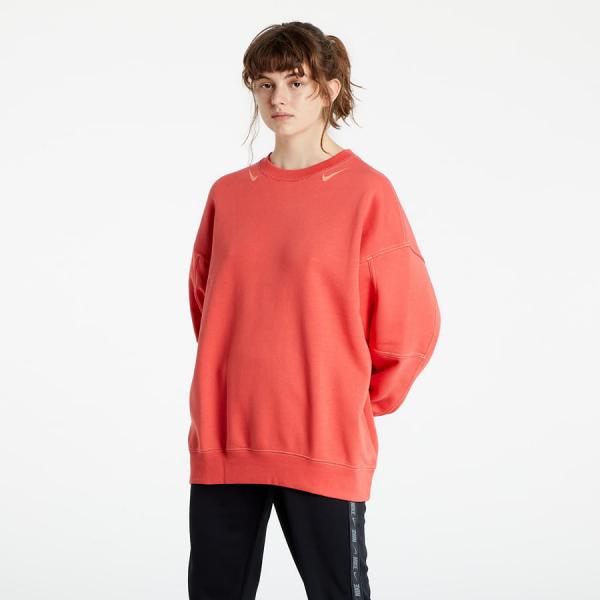 Dámská mikina Nike Sportswear Swoosh Fleece Gx Crew Os Dark Orange