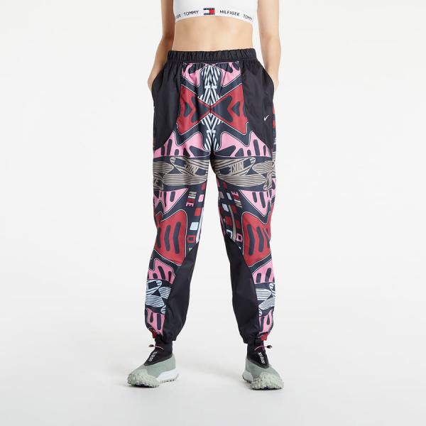 Dámské kalhoty Nike Sportswear Women's High-Rise Woven Joggers Black/ Black/ White