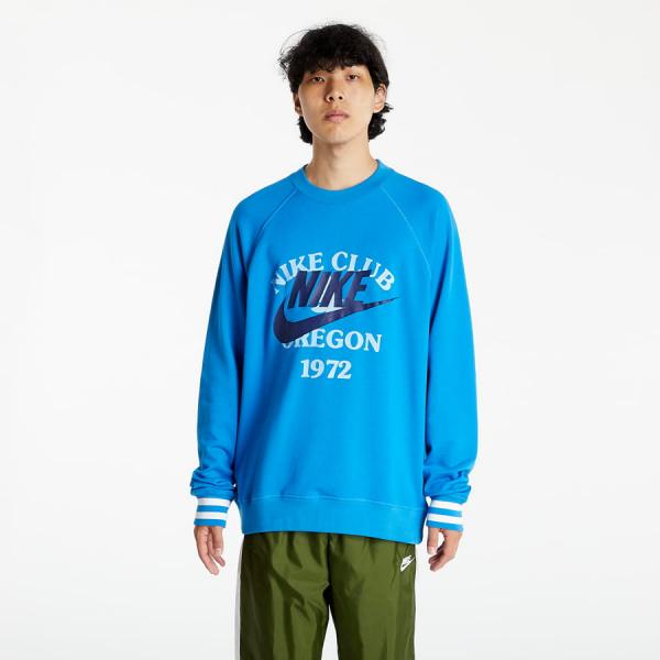 Mikina Nike Sportswear M French Terry Crew Lt Photo Blue